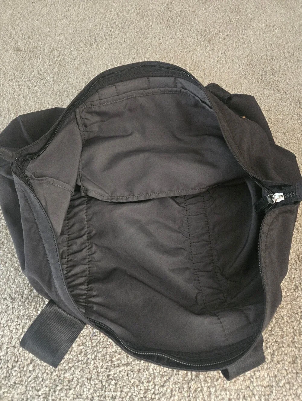 Coach Black Nylon Collapsible Duffel Bag